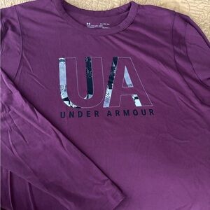 Under Armour Maroon HeatGear Top